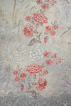 Grey Crepe Unstitched Salwar Suit With Chinon Dupatta