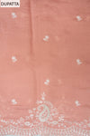 Gajari Muslin Unstitched Salwar Suit With Muslin Dupatta