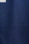 Navy Blue Pashmina Unstitched Salwar Suit With Pashmina Dupatta