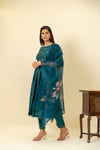 Rama Cotton Readymade Suit And Pant With Cotton Dupatta