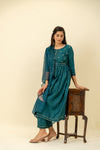 Rama Cotton Readymade Suit And Pant With Cotton Dupatta