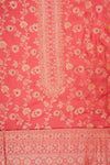 Gajari Pashmina Unstitched Salwar Suit With Pashmina Dupatta