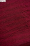 Garnet Organza Unstitched Salwar Suit With Organza Dupatta