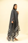 Black Cotton Readymade Suit And Pant With Cotton Dupatta