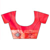 Rani Banarasi Silk Digital Printed Saree With Unstitched Blouse