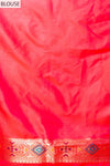 Rani Banarasi Silk Digital Printed Saree With Unstitched Blouse