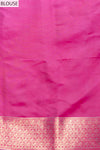 Rama Rani Banarasi Silk Digital Printed  Saree With Unstitched Blouse