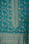 Mint Green Pashmina Unstitched Salwar Suit With Pashmina Dupatta