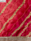 Coral Dola Unstitched Salwar Suit With Dola Dupatta