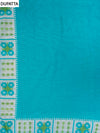 Tea Green Cotton Unstitched Salwar Suit With Cotton Dupatta