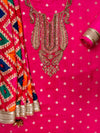 Rani Dola Unstitched Salwar Suit With Dola Dupatta