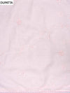 Pink Cotton Unstitched Salwar Suit With Cotton Dupatta