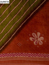 Copper Cotton Unstitched Salwar Suit With Cotton Dupatta