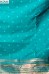 Mustard Rama South Silk Printed Saree With Unstitched Blouse