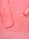 Coral Cotton Unstitched Salwar Suit With Cotton Dupatta