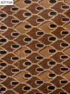 Tussar Brown Cotton Unstitched Salwar Suit With Cotton Dupatta