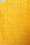 Musturd Satin Digital Printed Saree With Unstitched Blouse