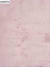 Pink Cotton Unstitched Salwar Suit With Cotton Dupatta