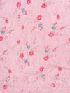 Pink Cotton Unstitched Salwar Suit With Cotton Dupatta