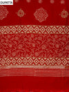 Tussar Maroon Cotton Unstitched Salwar Suit With Cotton Dupatta