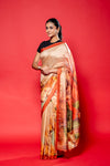 Tussar Silk Saree With Unstitched Blouse