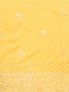 Mango Gold Cotton Unstitched Salwar Suit With Cotton Dupatta