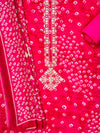 Rani Cotton Unstitched Salwar Suit With Cotton Dupatta