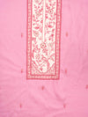 Gajari Cotton Unstitched Salwar Suit With Chiffon Dupatta