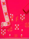 Rani Cotton Unstitched Salwar Suit With Cotton Dupatta