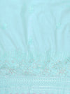 Tea Green Cotton Unstitched Salwar Suit With Cotton Dupatta