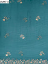 Mint Green Organza Unstitched Salwar Suit With Organza Dupatta
