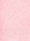 Pink Cotton Unstitched Salwar Suit With Cotton Dupatta