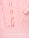 Pink Cotton Unstitched Salwar Suit With Cotton Dupatta