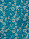 Rama Cotton Unstitched Salwar Suit With Cotton Dupatta