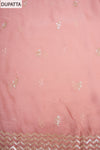 Gajari Shimmer Unstitched Salwar Suit With Organza Dupatta