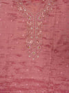 Gajari Organza Unstitched Salwar Suit With Organza Dupatta