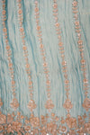 Pastel Majesty Mint Green Organza Unstitched Salwar Suit With Organza Dupatta