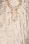 Timeless beauty Tussar Shimmer Unstitched Salwar Suit With Organza Dupatta