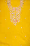 Soft Heritage Pista Silk Unstitched Salwar Suit With Silk Dupatta
