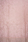 Blush Elegance Peach Organza Unstitched Salwar Suit With Chiffon Dupatta