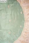 Pastel Majesty Mint Green Shimmer Unstitched Salwar Suit With Shimmer Dupatta