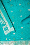 Effortless Glamour Rama Crepe Unstitched Salwar Suit With Crepe Dupatta