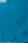 Soft Hues Rama Cotton Unstitched Salwar Kameez With Chiffon Dupatta