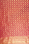 Onion Banarasi Woven Zari Khaddi Georgette Unstitched Salwar Suit With Georgette dupatta