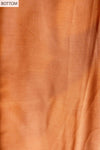 Peach Mirror Sheet, Threadwork & Digital Printed Cotton Unstitched Salwar Suit With Chiffon Dupatta