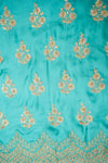 Pastel Majesty Mint Green Organza Unstitched Salwar Suit With Chiffon Dupatta