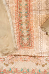 Tussar Digital Printed Crepe Unstitched Salwar Suit With Chiffon Dupatta