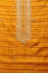 Sunshine Charm Mustard Unstitched Cotton Salwar Kameez With Cotton Dupatta