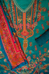 Effortless Glamour Rama Crepe Unstitched Salwar Suit With Crepe Dupatta