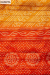 Sunshine Charm Mustard Unstitched Cotton Salwar Kameez With Cotton Dupatta
